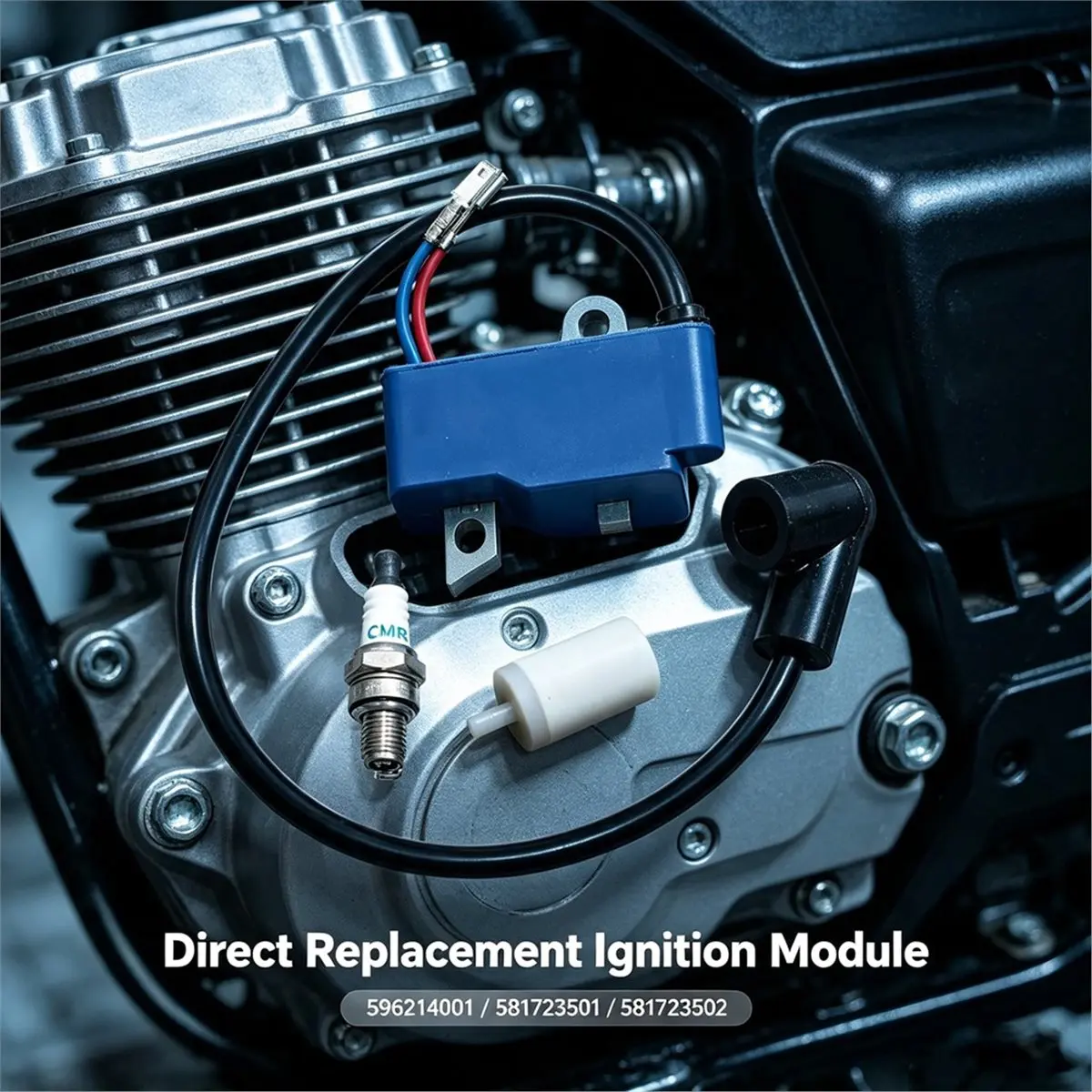Ignition Module Coil for 555 (2012+), 556.596214001,581723501,581723502 Chainsaw Ignition Coil Accessories