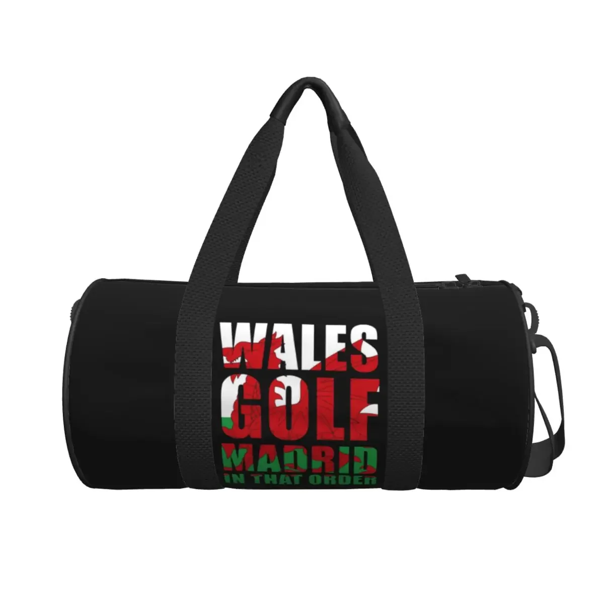 

WALES GOLF MADRID Large Duffle Gym Bag Multi-Functional Duffle Travel Bags Handbags Fitness bag