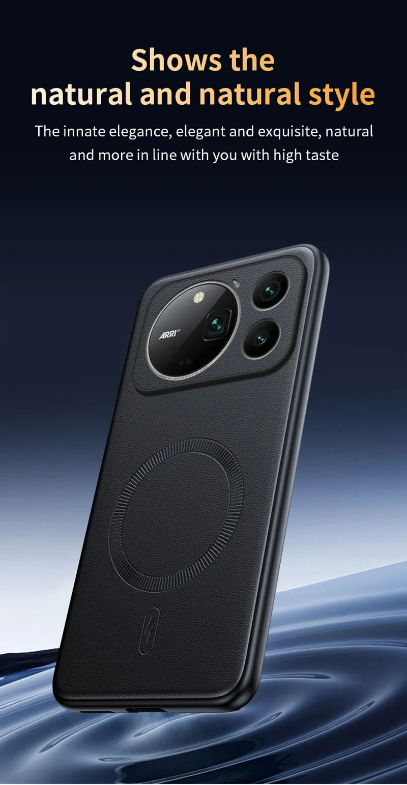 Hülle für Honor Magic 9 Pro Max, magnetische Leder-Schutzhülle, Anti-Fingerabdruck, rutschfest, PC+TPU – Detail 13
