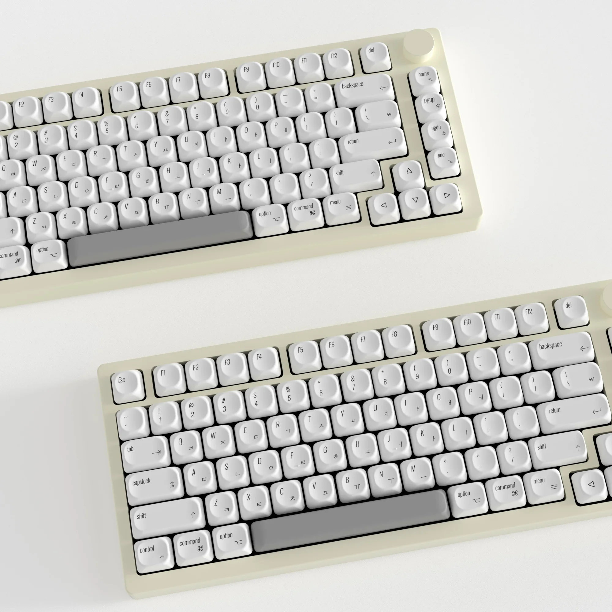KBDiy Korean Keycap for Mechanical Gaming Keyboard Custom PBT KOA Profile MAC Apple Style Keycaps 138 for aula F87 F108 F99 Pro