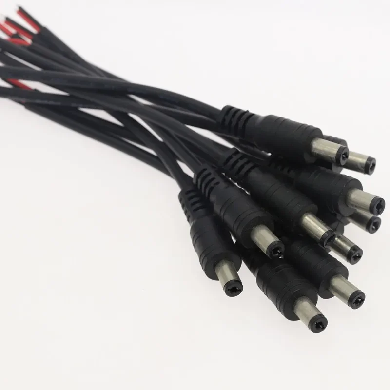 5/10 قطعة 5.5x2.1 التوصيل تيار مستمر ذكر أو أنثى سلك كابل موصل ل 3528 5050 LED قطاع الضوء #3