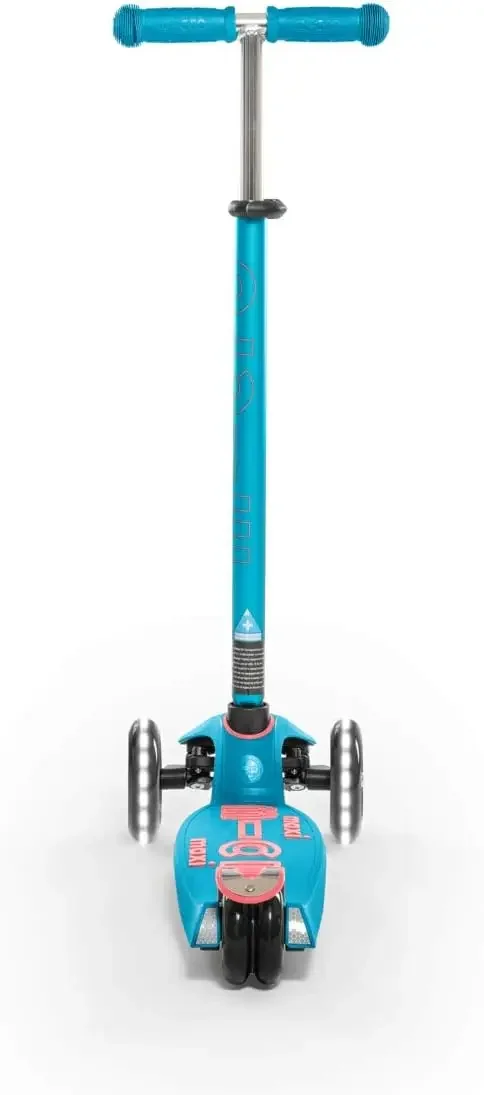 Kickboard - Maxi Deluxe LED - Trottinette à trois roues, de conception suisse pouchée pour enfants avec roues lumineuses activées par le mouvement