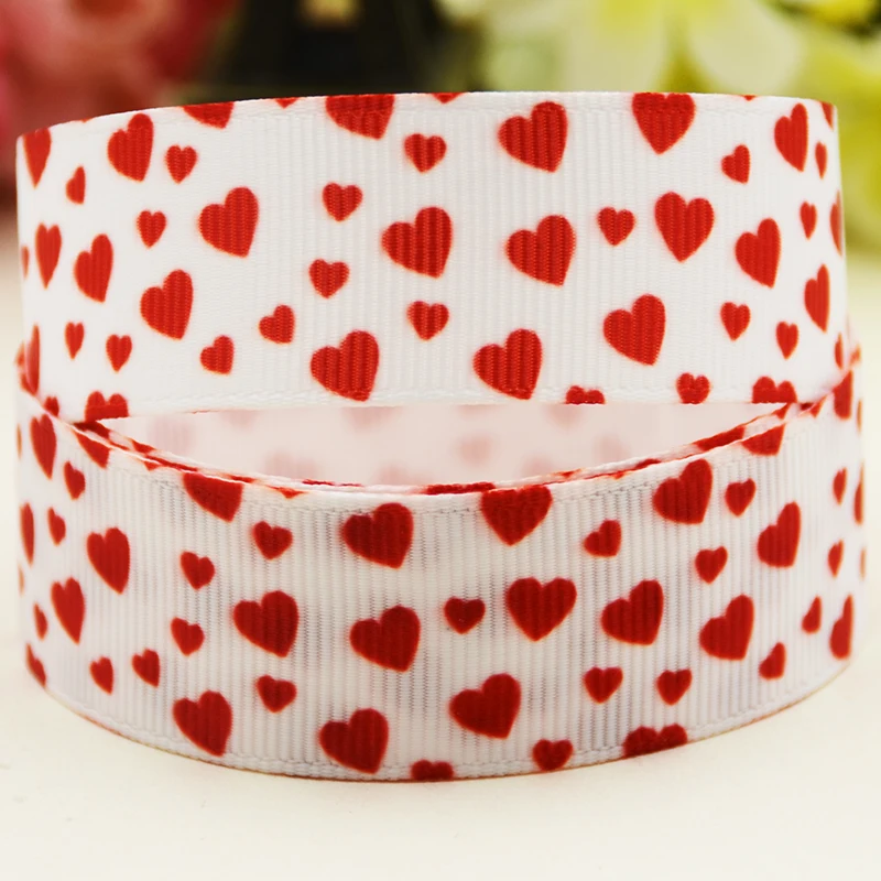 22mm 25mm 38mm 75mm Love Cartoon printed Grosgrain Ribbon party decoration 10 Yards X-05022