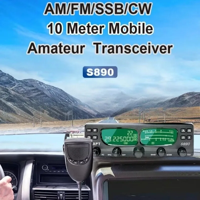 Starft S890 CB AM FM SSB LSB USB PA 27mhz Transceiver AI Noise Reduce Car Marine mobile Radio Vehicle Walkie Talkie