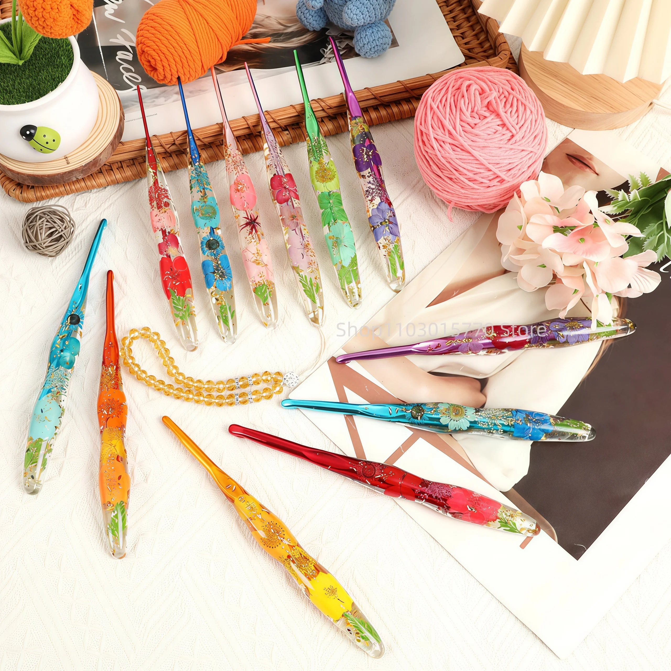 طقم إبر كروشيه جديد للغراء الس - مراجعة Crochet Hook Set وسعره