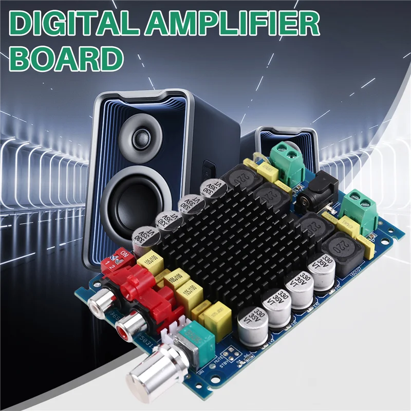 [NEW A09R!】 TDA7498 Class D 2X100W Dual Channel Audio Stereo Amplifier Board 2X100w Digital Amplifier Board Module DC 14-34V