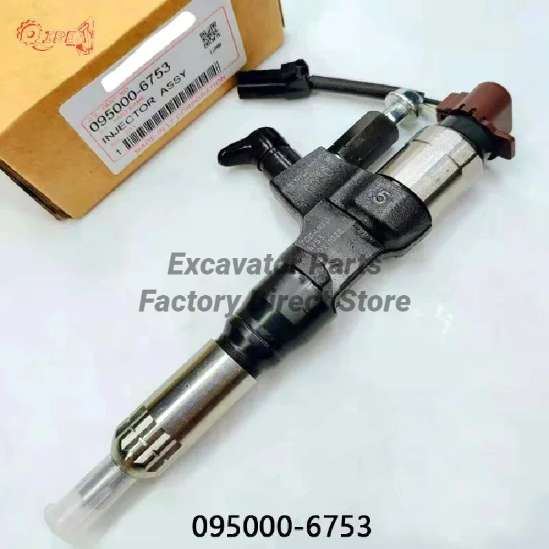 common rail fuel injector 295050-1170 095000-6753 J08E 23670-E0030 23670-E0031