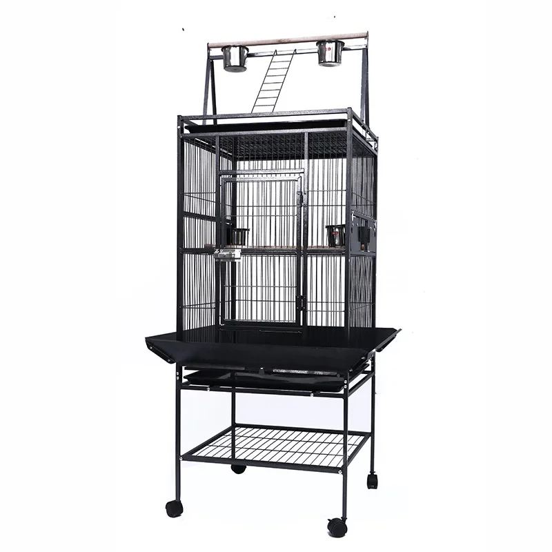 metal wire bird cages, parrot cages, iron bird villas, interactive flying cages by factories