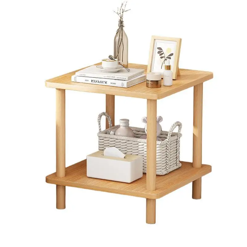 

Bedside table Modern simple small Simple solid wood Creative mini bedroom
