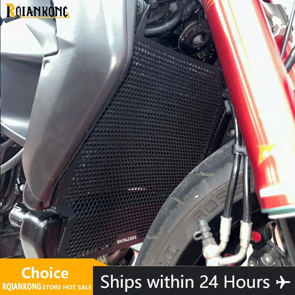 FÜR MV Agusta Brutale Dragster 800 2014 2015 2016 2017 2018 2019 2020-2023 Motorrad Kühlergrill Schutz Abdeckung Mesh Schutz