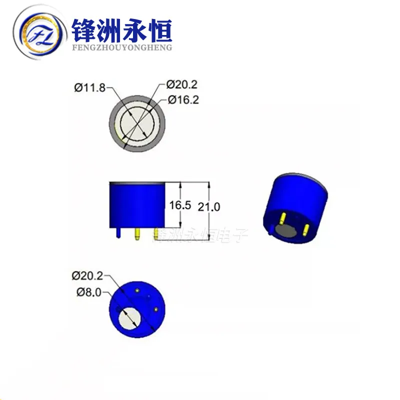 정품 O2 산소 센서 AO-03 AO3 A03 호환 4OXV 4OX-V 4OXV-2 40XV 고품질 가스 센서, 100% 신제품