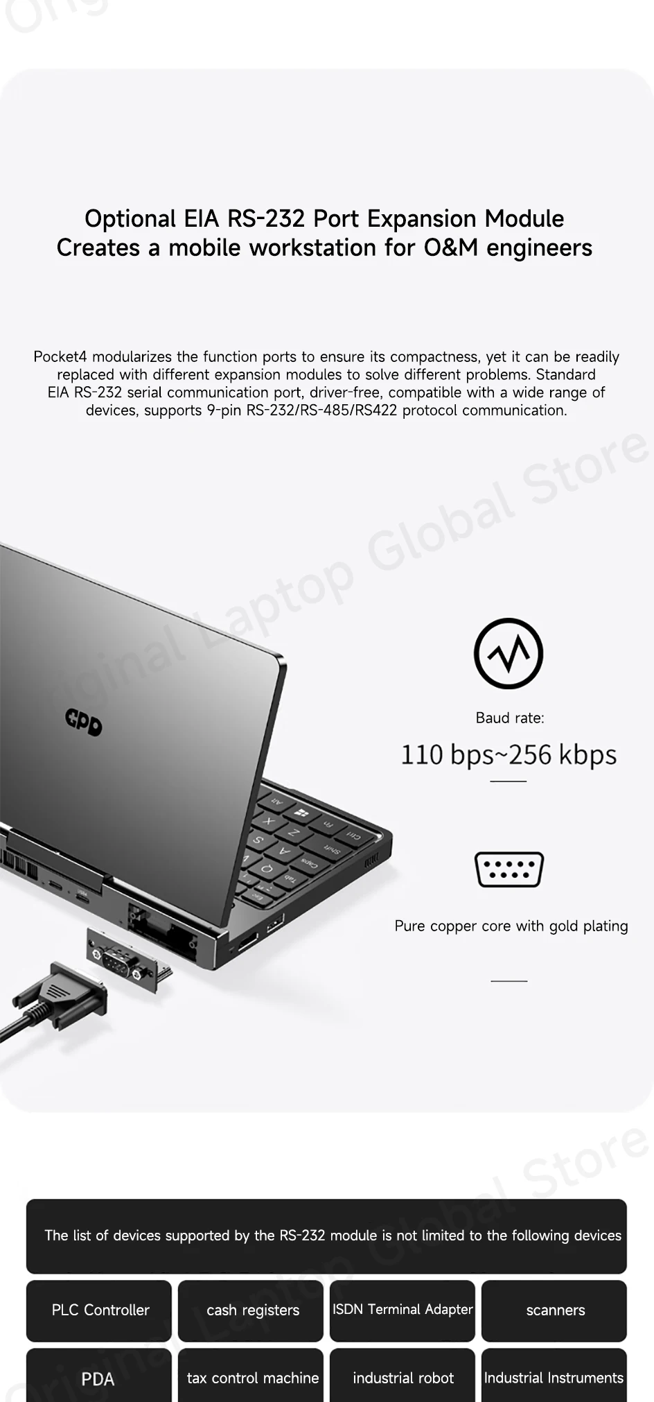 GPD Pocket 4 2025 AMD AI 9 HX 370 32GB/64GB RAM 2TB/4TB SSD 8.8-inch 2.5K Resolution 144 Hz Refresh Rate mini Laptop
