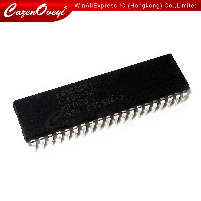 1pcs/lot R65C02P3 R65C02 DIP-40 In Stock