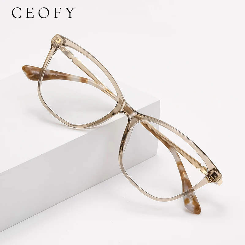 

Ceofy мужские и женские стильные круглые очки для близорукости, оптическая винтажная оправа для очков по рецепту, Новое поступление 2025