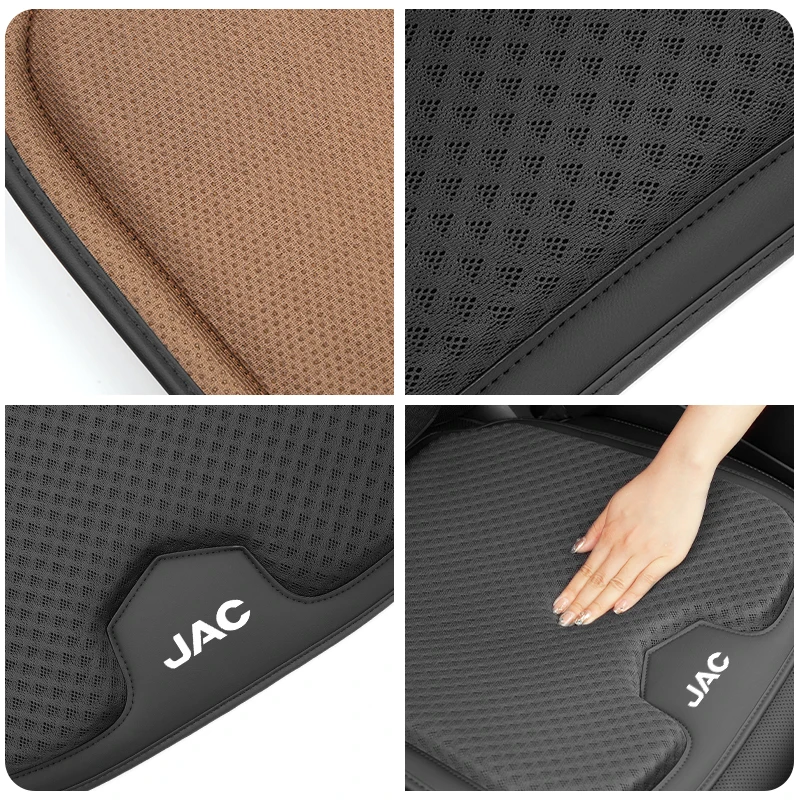 Car Ice Silk Seat Cover Front Rear Cushion Protector Pad Accessories For JAC J7 J3 S2 J2 JS2 T8 JS4 J5 Refine S3 S7 J4 S4 JS3 - view 5