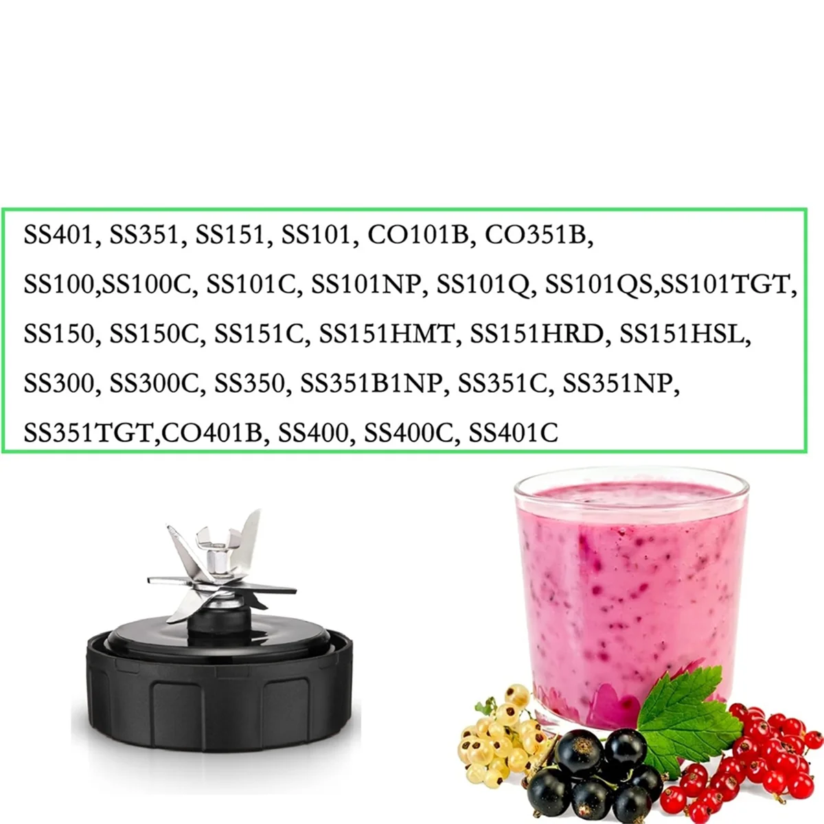 N95RBlender استبدال شفرة 7 زعانف للنينجا ، خلاط شفرة استبدال أجزاء للنينجا SS101 SS351 SS401 SS151 SS300 SS35