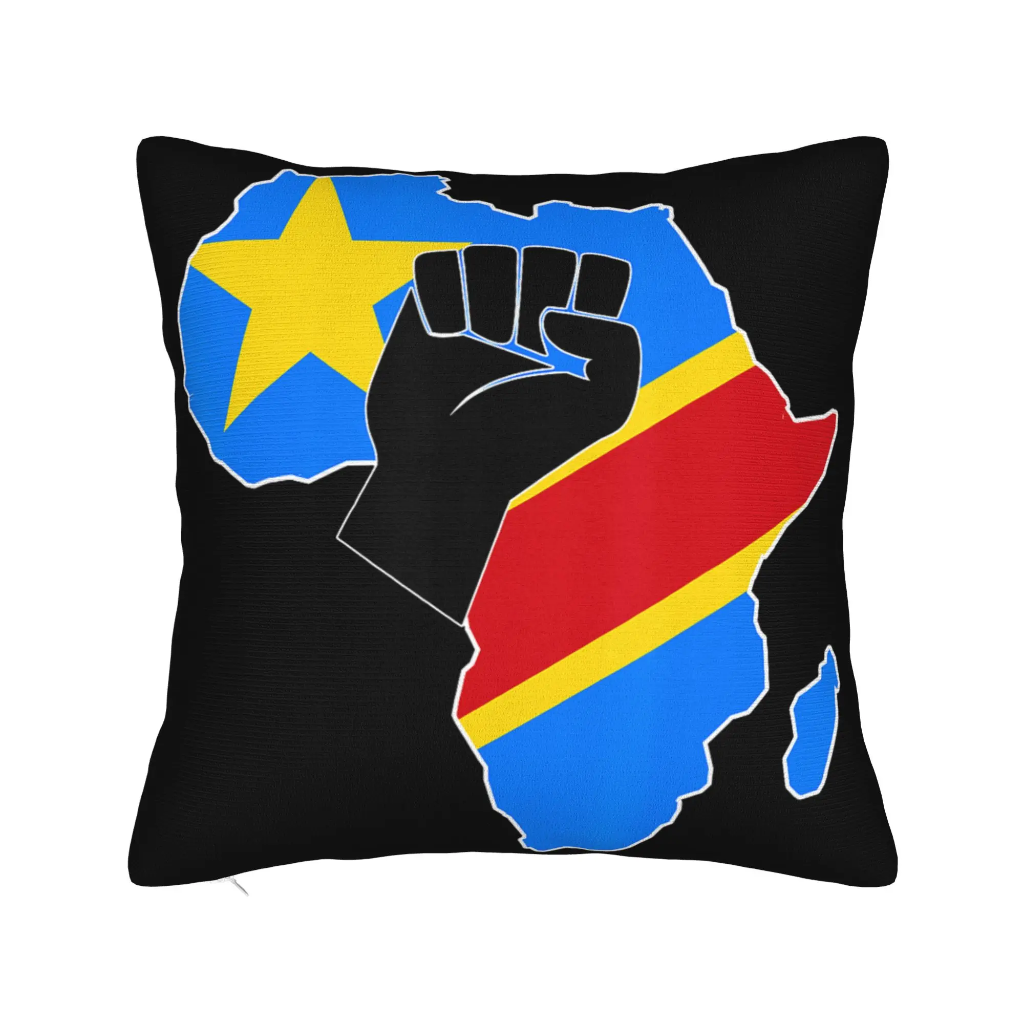Decorative Pillow Covers Republic Of Congo Congolese Flag Merchandise Home  Pillow Case Cover Drop Shipping Multi-Size