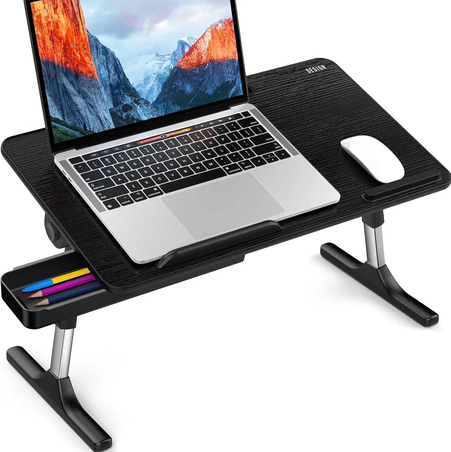 

LT05 Adjustable Laptop Table, Lap Desk, Portable Standing Bed Desk, Foldable Sofa Breakfast Tray, Notebook Computer Stand for