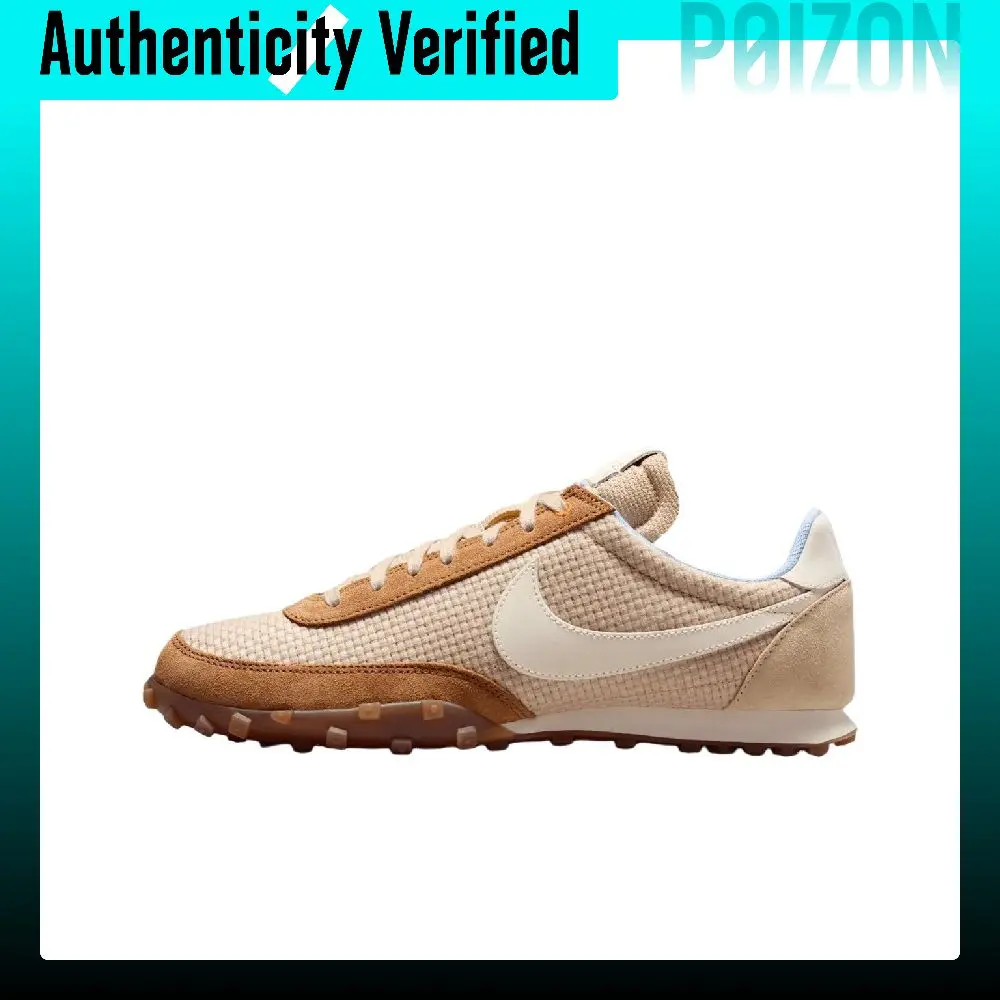 Nike Waffle Racer Support Rebound Casual Shoes Men's Beige Brown IR7017-212