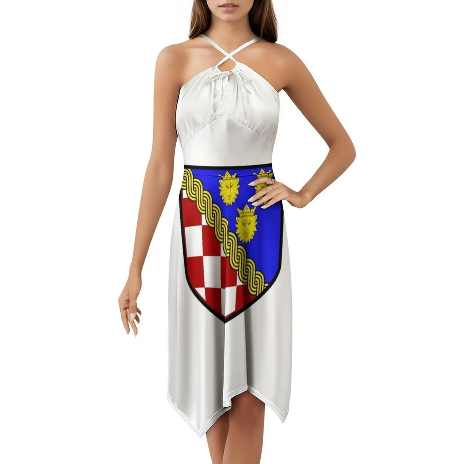 كريست كرواتياني ولكن تريد أن يمثل فستان الحفلات الأنيق للسيدات من Dalmatia مع خيارات قصيرة/طويلة/بدون أكمام