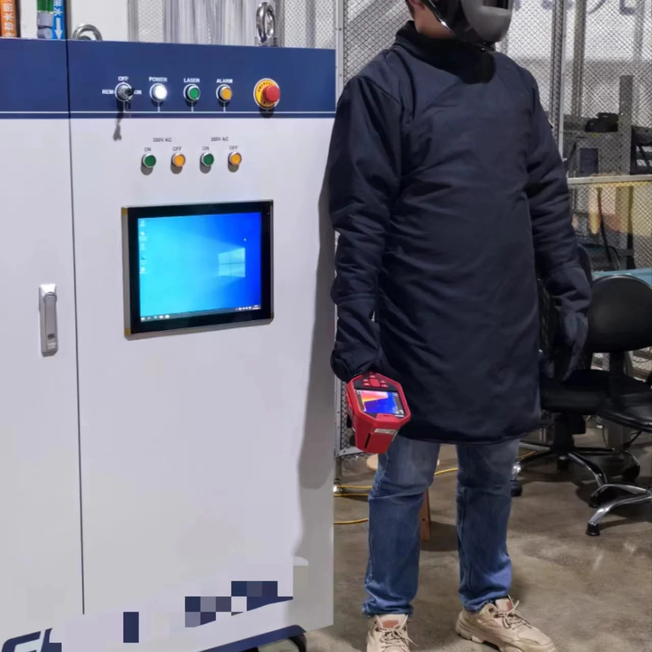 جديد سترة أمان لحام الليزر قفازات ملابس واقية لتنظيف قطع اللحام GB7247 EN60825 IEC60825