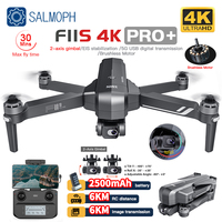 SJRC F11S 4K PRO+ Professional Drone With 4K Camera GPS EIS 6KM 2-Axis Anti-Shake Gimbal Brushless FPV Quadcopter RC Dron