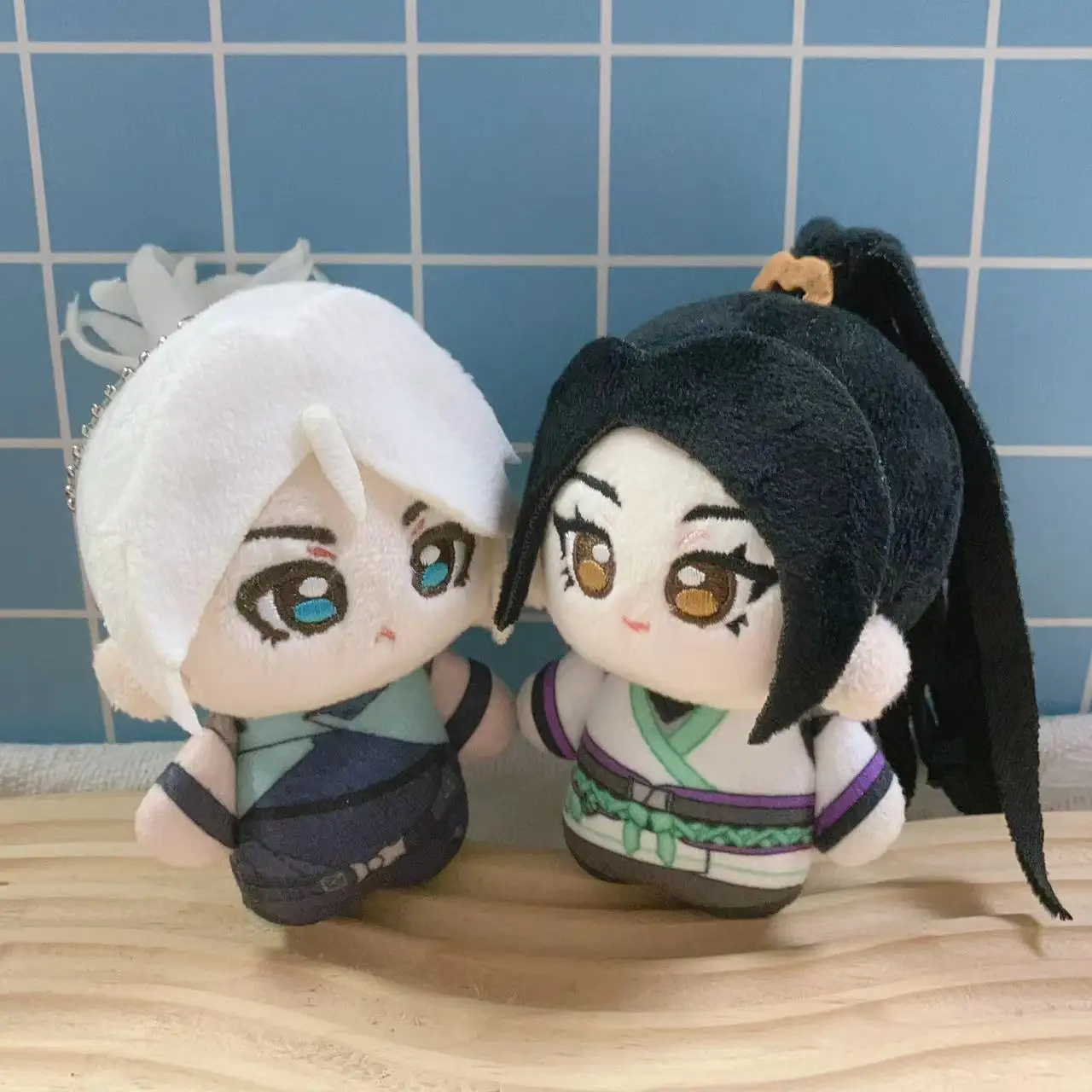 10 cm Anime VALORANT Pluche Hanger Speelgoed Clover Vervagen Sage Joon Hee Gevulde Plushie Sleutelhanger Pop Cosplay Figuur Kerstcadeaus