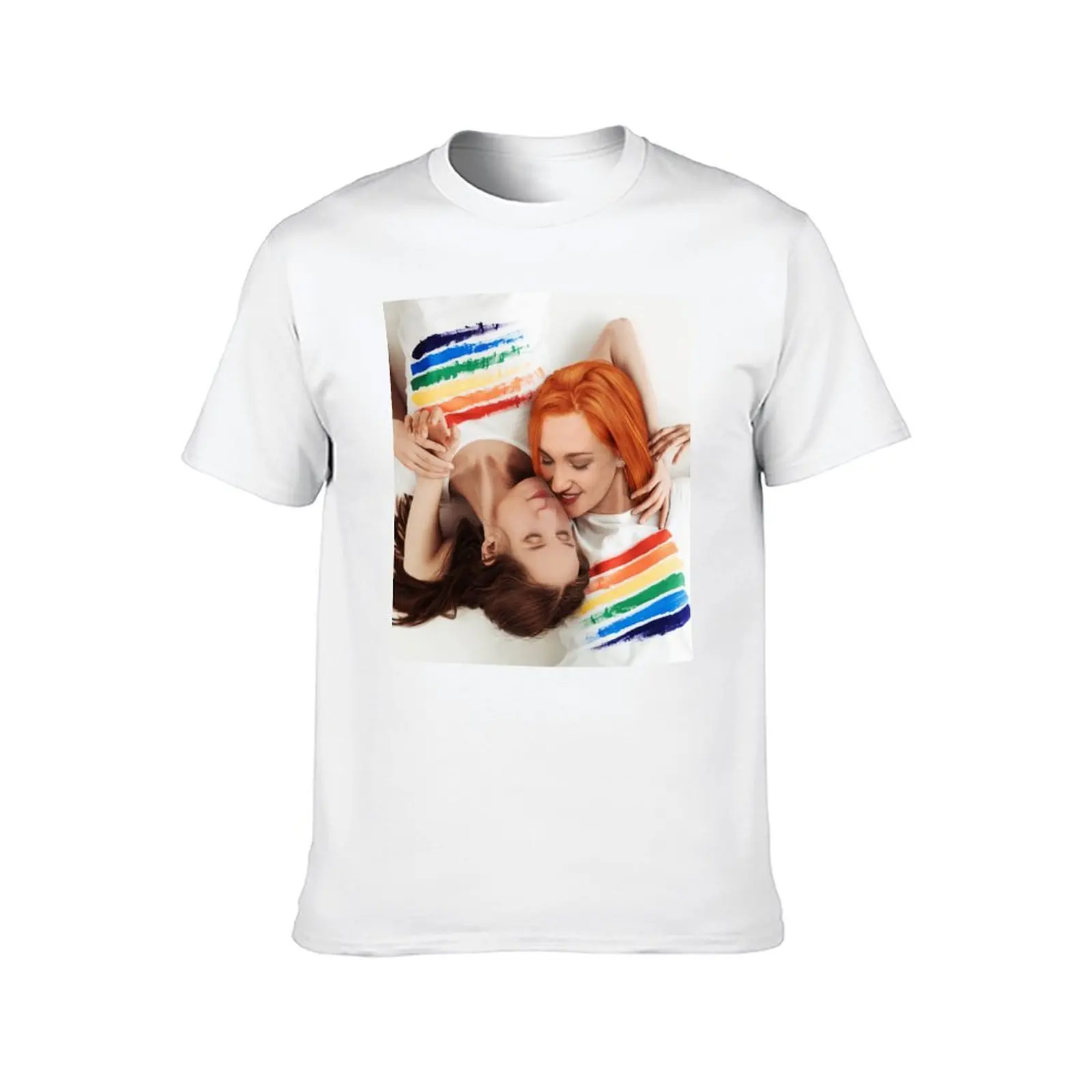 Wayhaught Pride LGBTQ+ 티셔츠 - Nicole Haught Waverly Earp Wynonna Earp 티셔츠 남성용 티셔츠 티셔츠