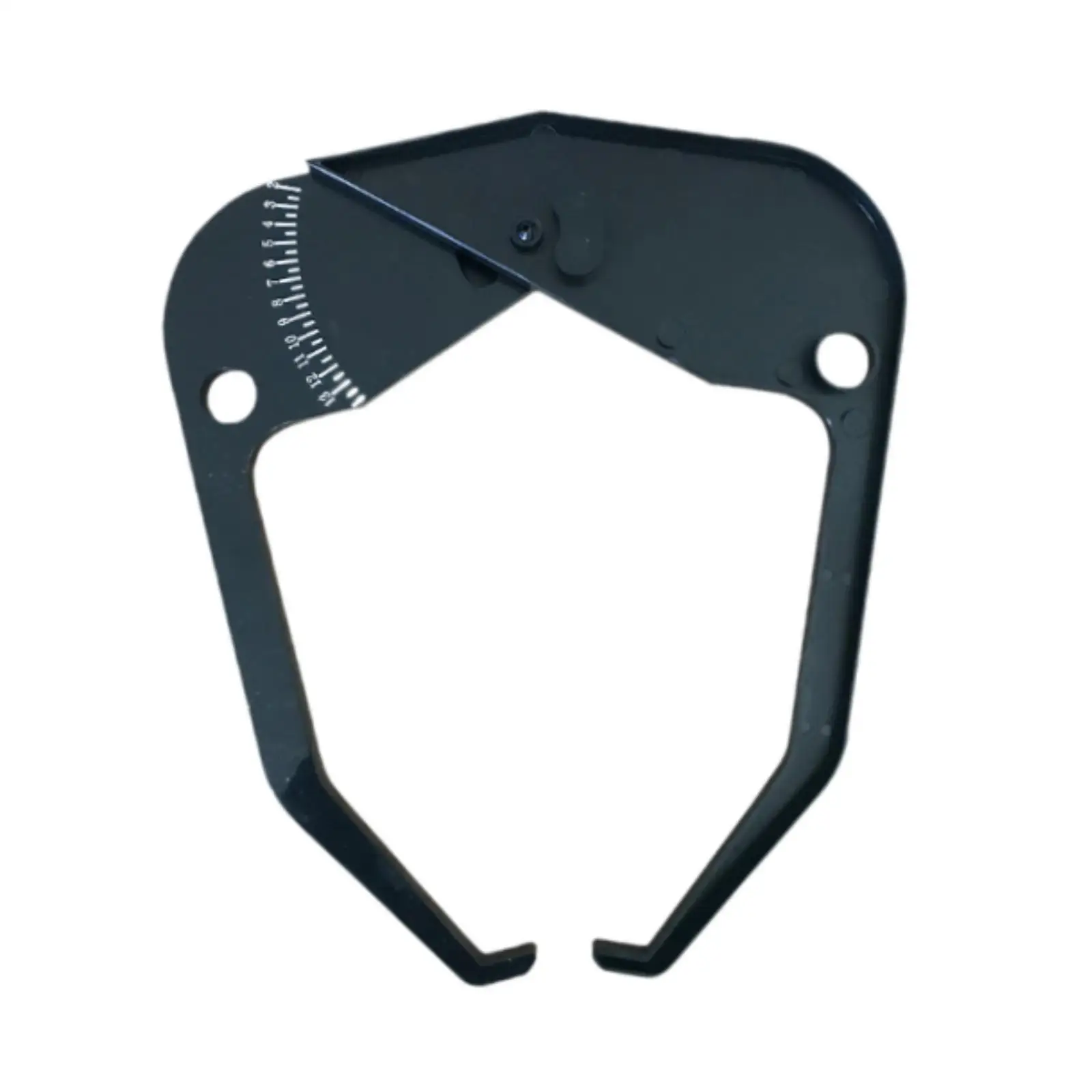 

Штангенциркуль для балансировки шин, точная шкала, инструмент для балансировки автомобиля, черный автомобильный профессиональный портативный штангенциркуль для измерения ширины обода