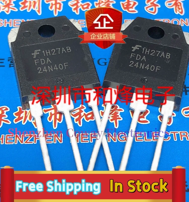 

10PCS-30PCS FDA24N40F TO-3P 400V 24A In Stock Fast Shipping