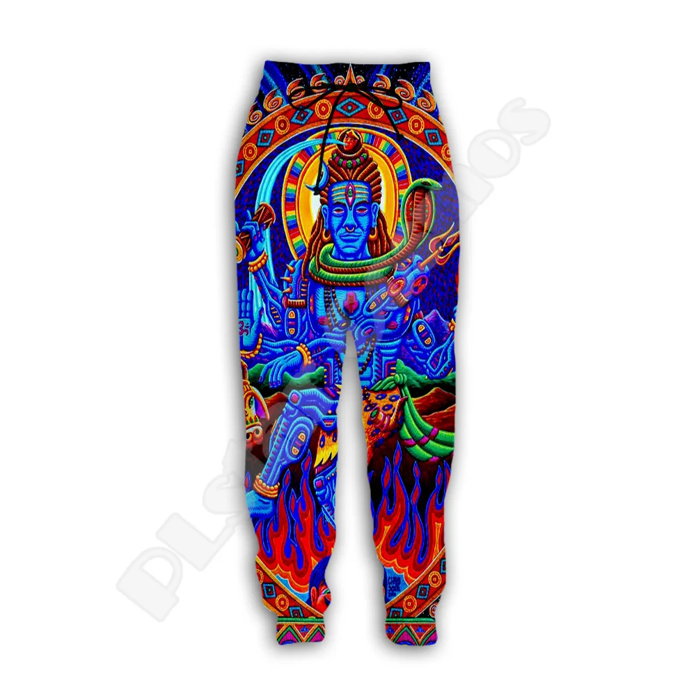 NewFashion Trippy Buddha Mandala Psychedelic Colorful Retro 3DPrint Men/Women Streetwear Joggers Pants Funny Casual Trousers X1