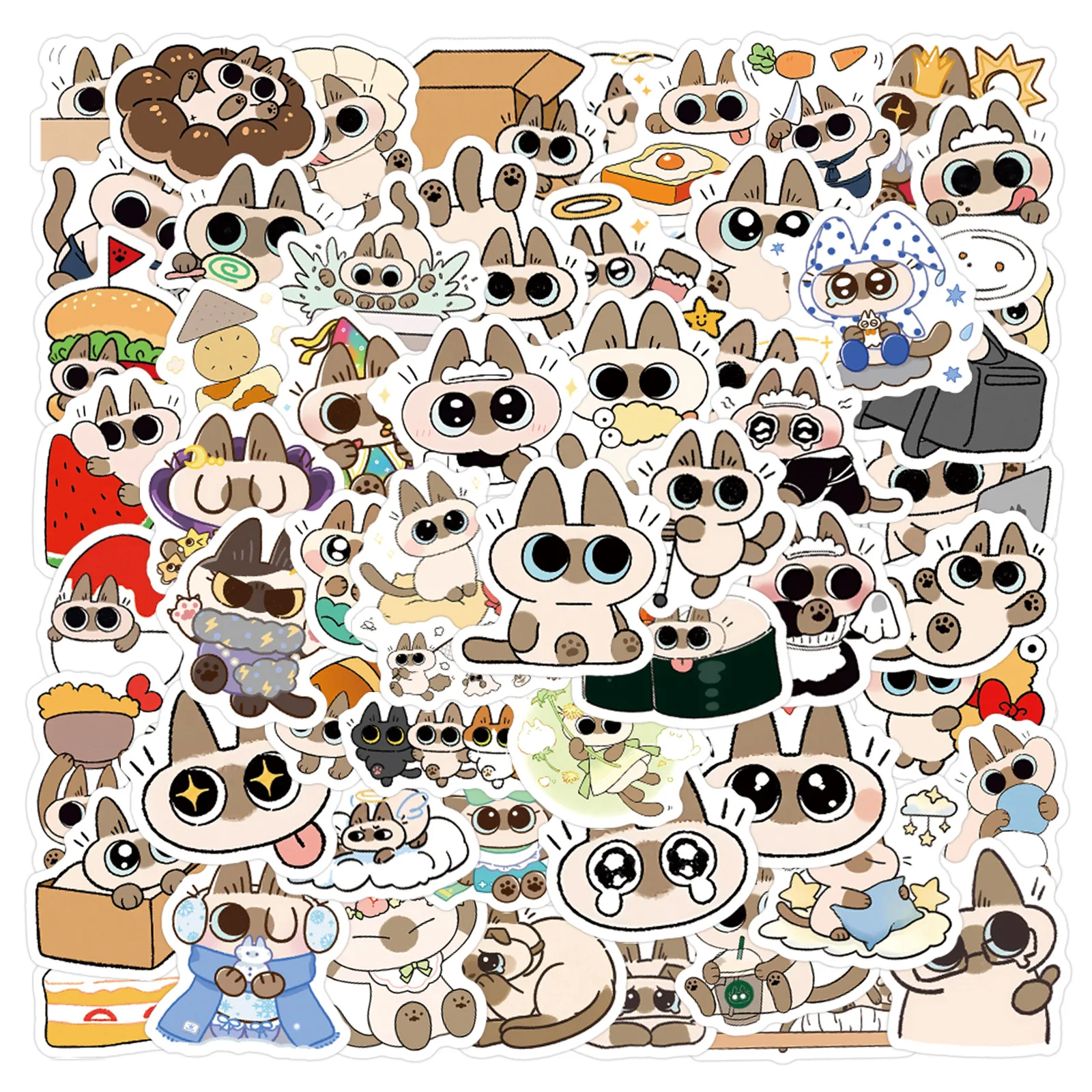 

100PCS Azuki Stickers Graffiti Stickers DIY Diary Phone Case Handmade Scrapbook Aesthetic Stickers