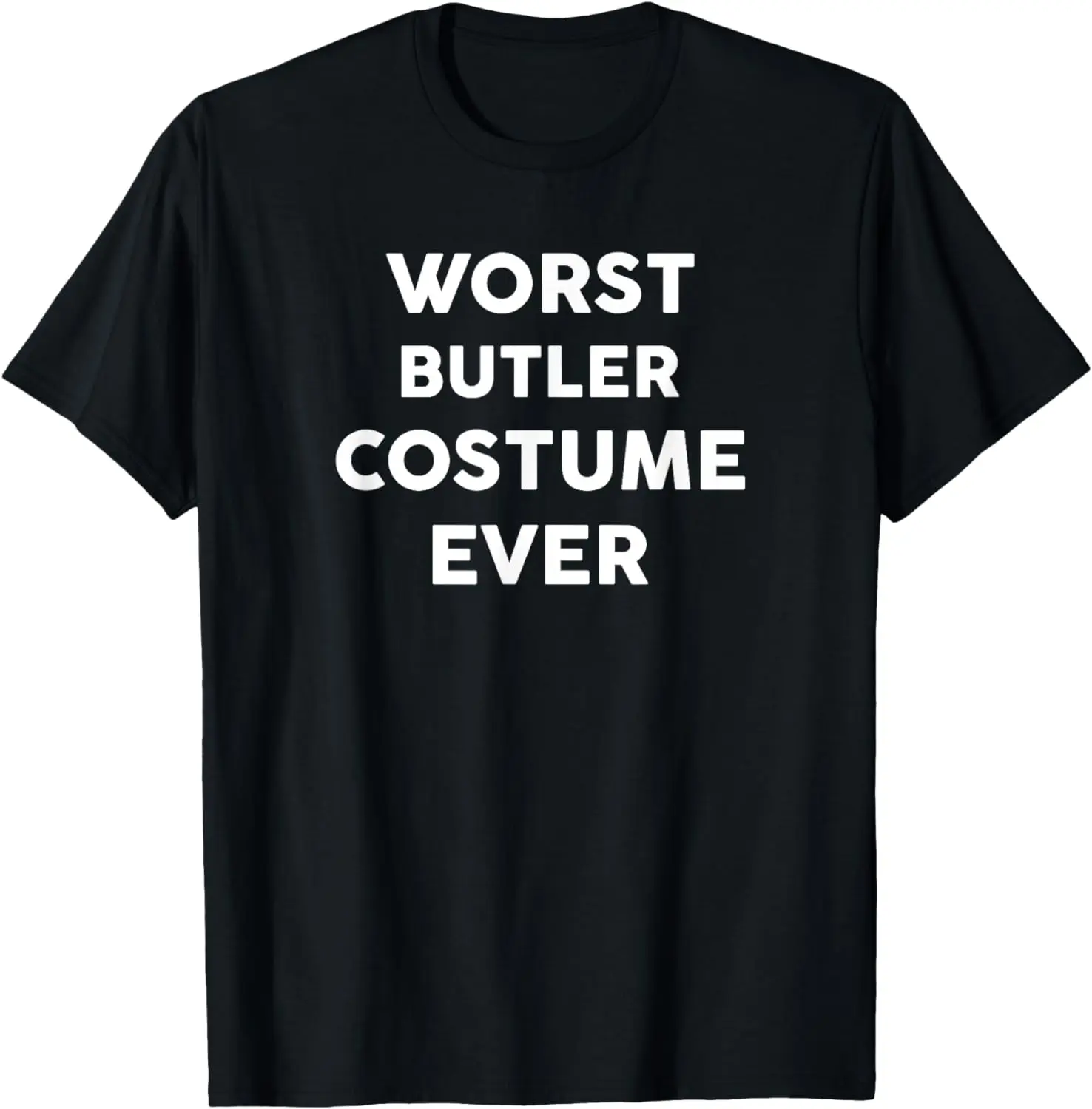 

Worst BUTLER Costume Ever Halloween Simple BUTLERS T-Shirt