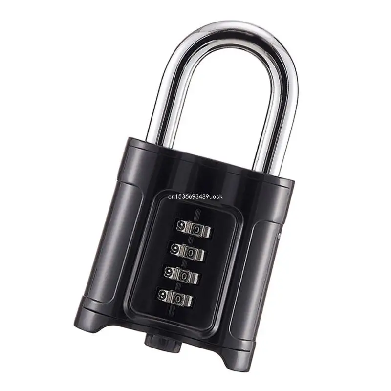 

4 Digit Combination Lock Heavy Duty Security Padlock Waterproofs Safely Code Lock