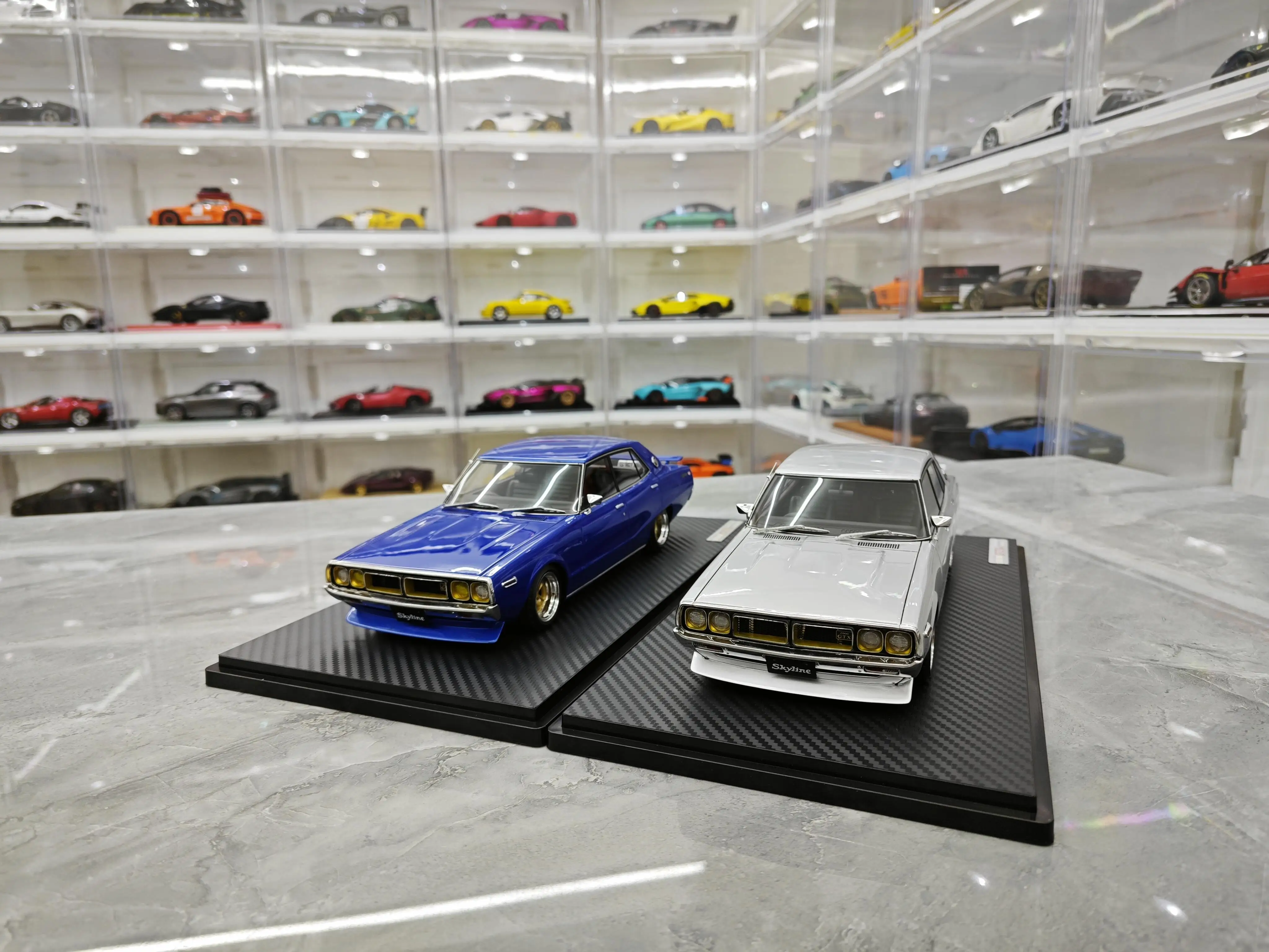 IG 1:18 Skyline 2000GTX JDM Simulation Limited Edition Resin Metal Static Car Model Toy Gift