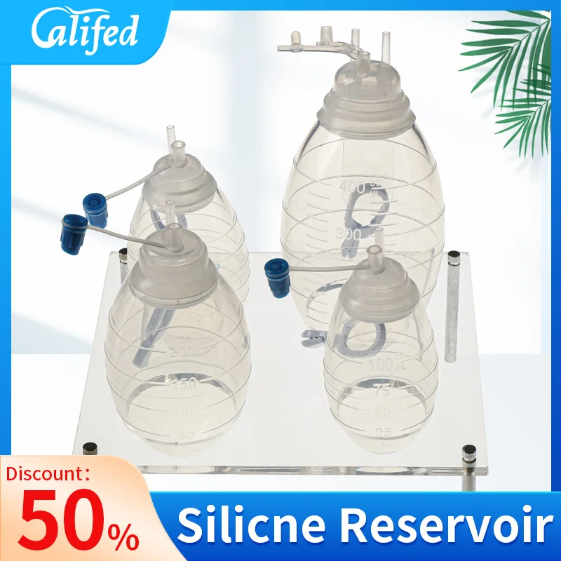 

Califed Medical Grade Silicone Reservoir For Wound Drainage 100/150/200/400ml High Quality Silicone Reservoir New