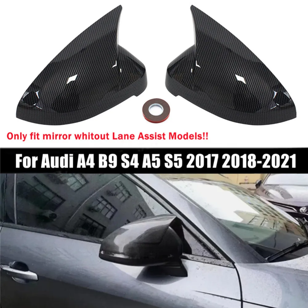 Do Audi A4 B9 S4 A5 S5 2017 2018 2019 2020 2021 Samochodowe lusterko wsteczne boczne Pokrywa skrzydła Obudowa drzwi zewnętrznych Obudowa Wykończenie