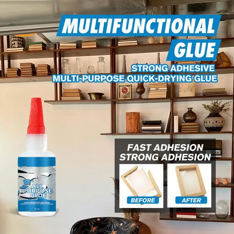 Суперпрочный клей для ремонта древесины, металла, стекла, керамики, Быстросохнущий Универсальный многофункциональный мгновенный склеивающий клей