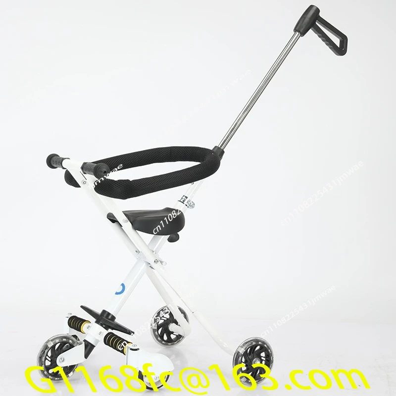 New children's travel cart over 6-12 years old, easy to travel outdoors, light to walk the baby, foldable