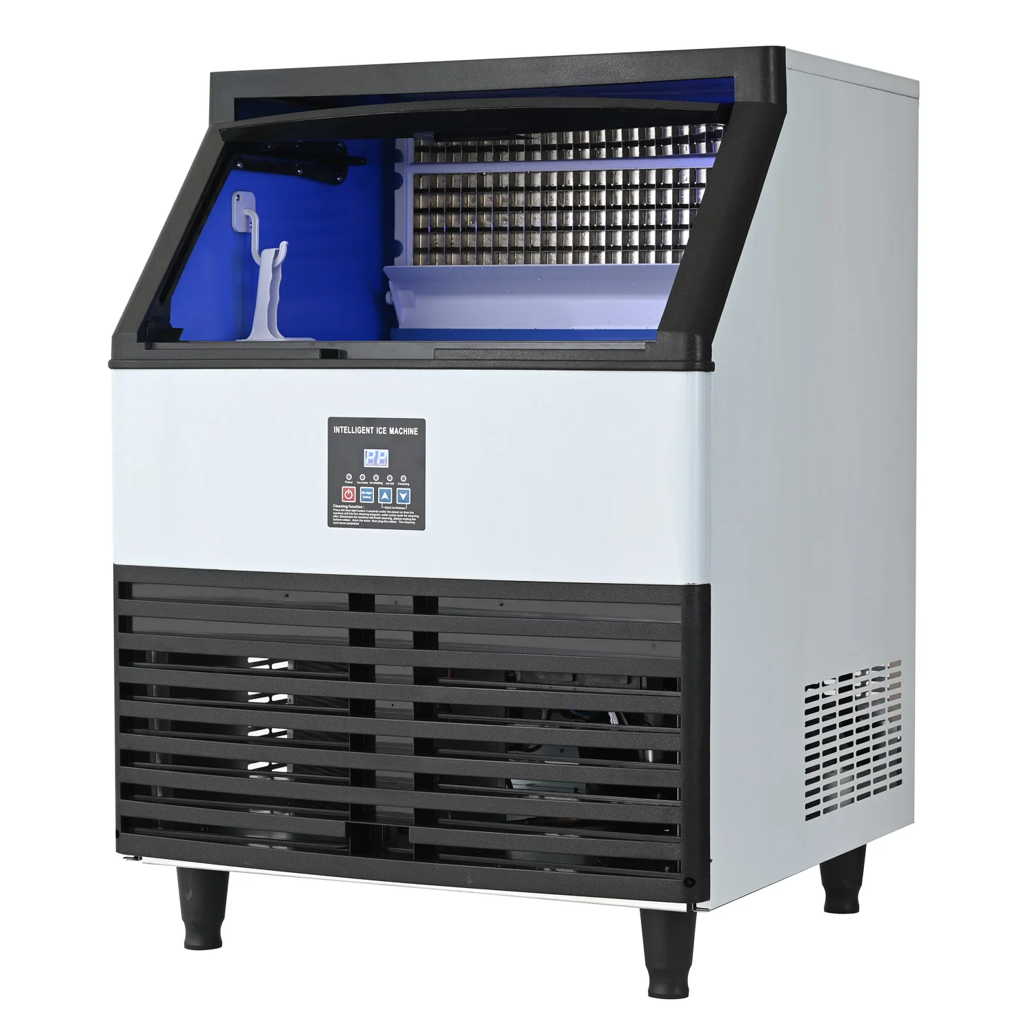 

Commercial High Efficiency 140kg Ice Cube Making Machine for Restaurants Electric Power Source