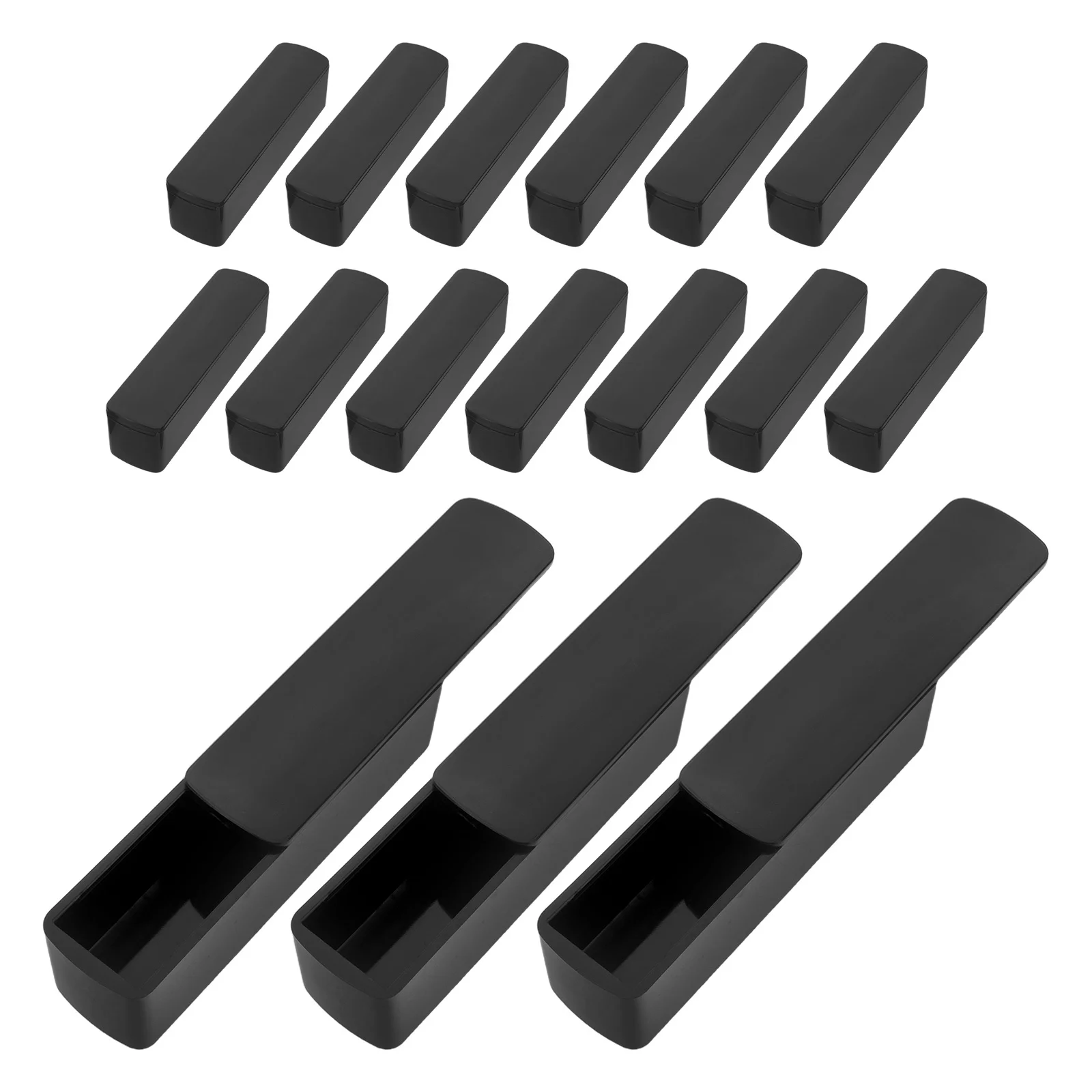 

4Pcs Japanese Name Seal Box Flatware Container with Individual Compartments for Stationery Storage Boxes Crayon Box for Marker