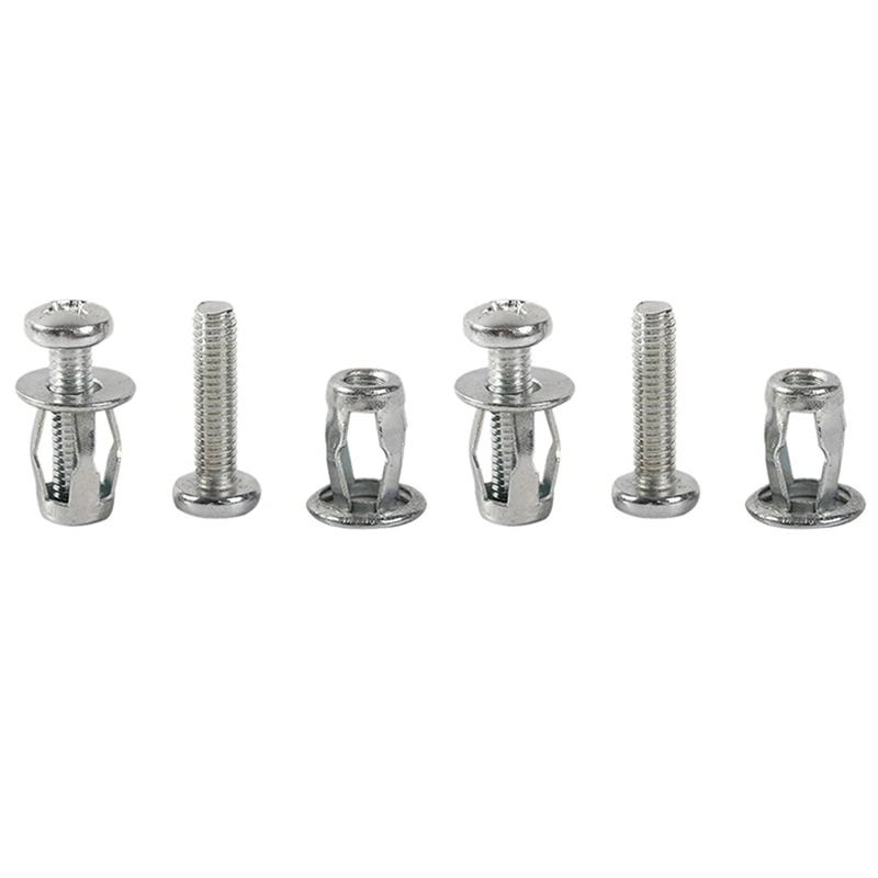 

40 Pcs M6X25 Jack Nuts Car Metal Screw Petal Nuts with Screw for Hollow Wall Iron Skin