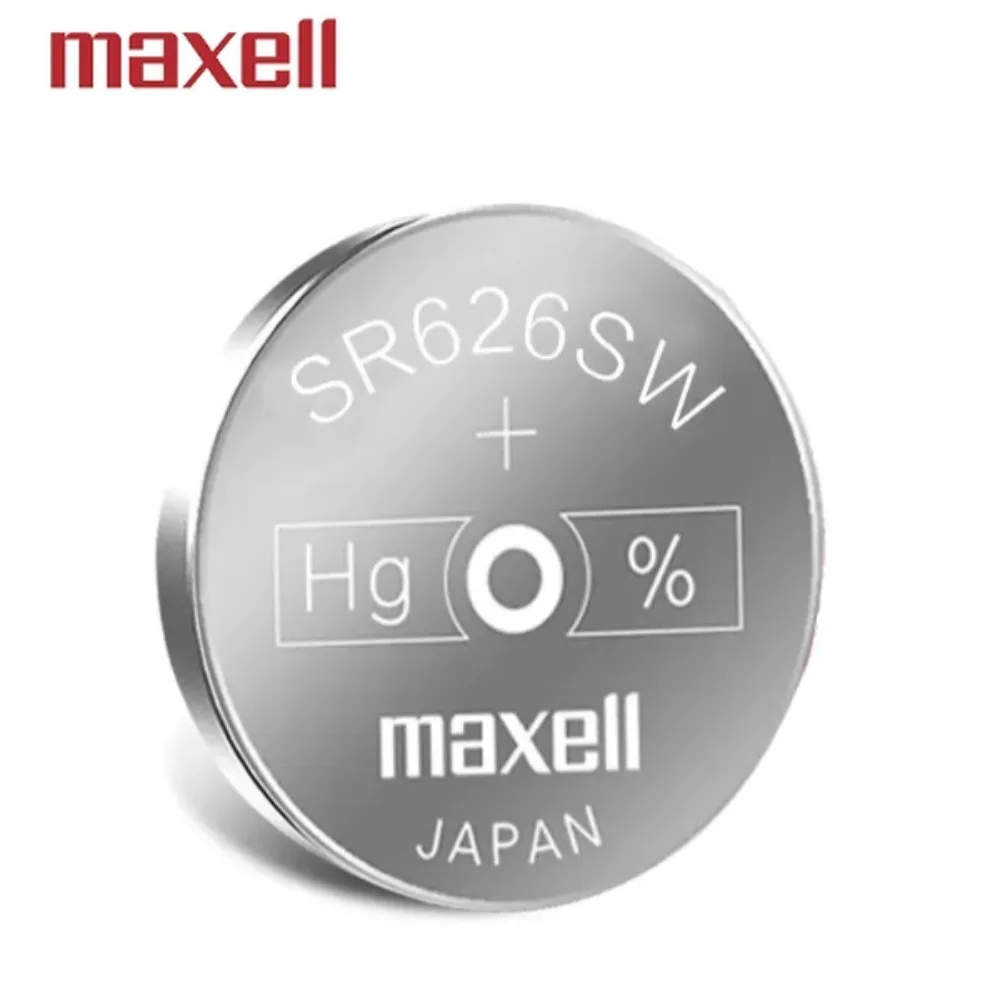 5PCS Original-MAXELL AG4 SR626SW V377 377A LR626 SR66 LR66 Watch Battery 1.55V Silver Battery Button Coin Cell for Toy Remote