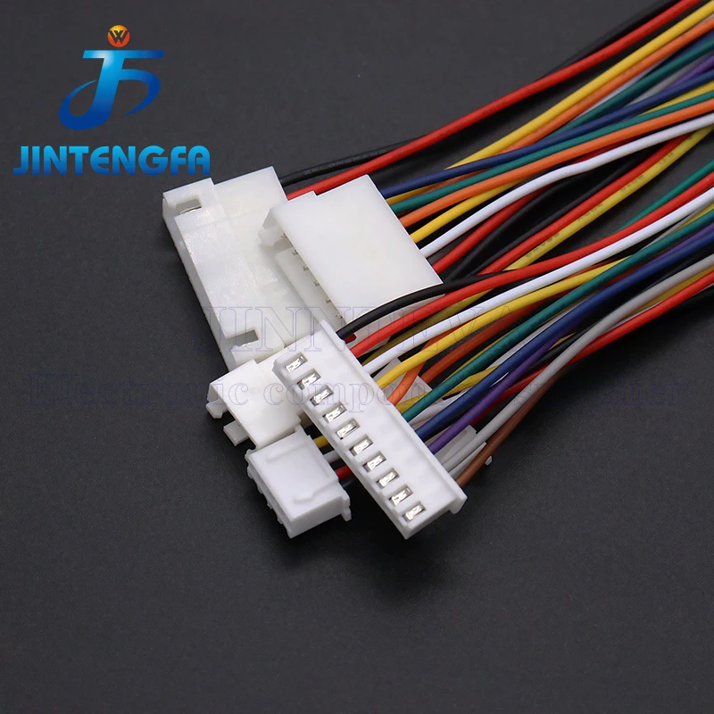 10PCS XH2.54 2P 3P 4P 5P 6 Pin Pitch 2.54mm Wire Connector XH Plug Male & Female Battery Charging Cable 200MM 20cm Length 26AWG