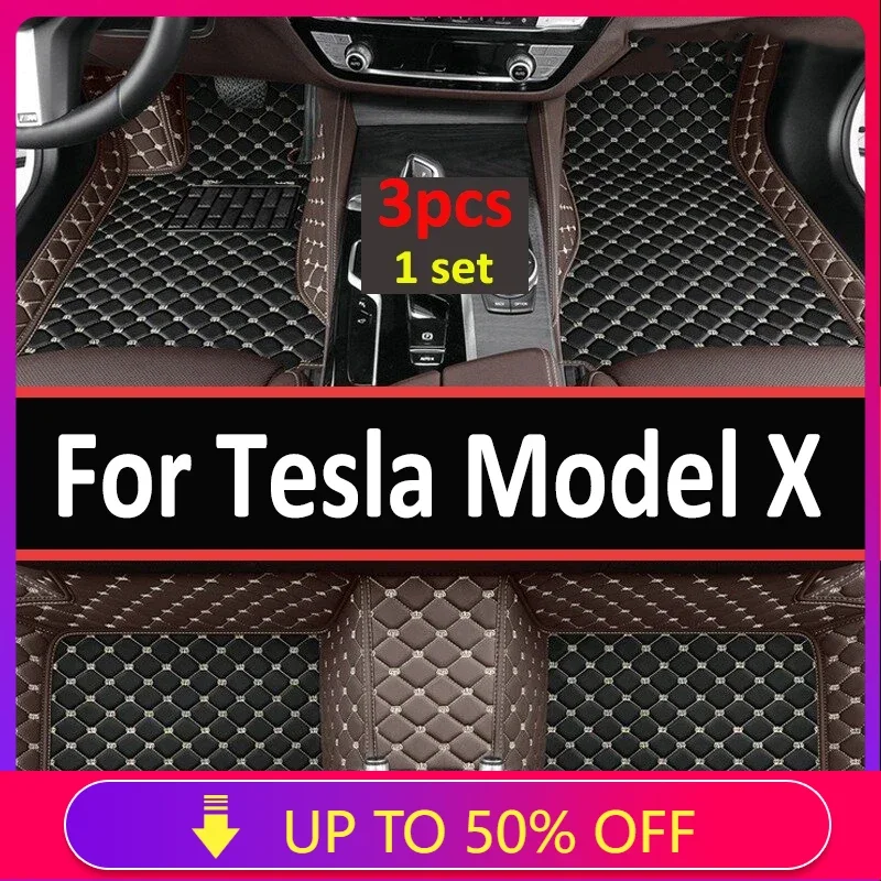 

Car Mats Floor For Tesla Model X 2016~2022 6 Seater Anti-dirty Floor Mat Set For Tesla Model X Accessoires 2022 Car Accessories