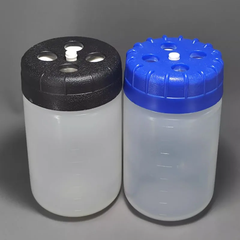 PPCO 800ml1000ml high-speed centrifuge bottle with high temperature and high pressure resistance blue cap with four holes