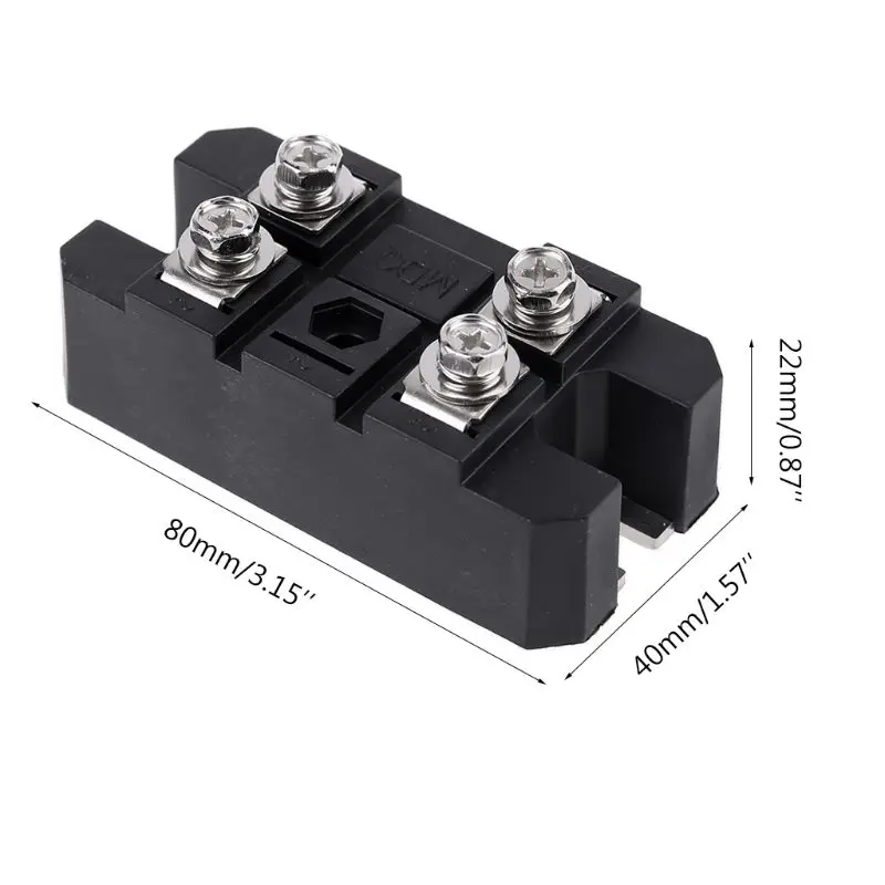 Durable MDQ 150A 1600V Single-Phase Diode Bridge Rectifier for Conversion of an Alternating Current Input into a Direct Current