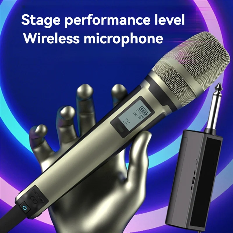 

B04B-SKM9000 Wireless Microphone Professional UHF Frequency Adjustable Ultimate Sound Clarity For Show Teaching Wedding
