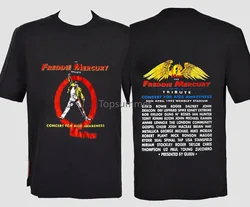 T-shirt Freddie Mercury Tribute, Queen Bowie, 1992 Original Vintage Tour