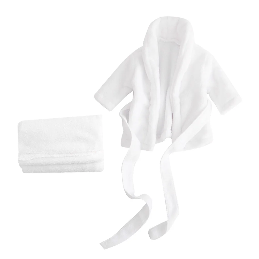 

Baby Bathrobe For Newborn Boys Girls Cotton Toddler Bath Absorbent Quick-Dry Photo Shoot Outfit Sleepwear Garment